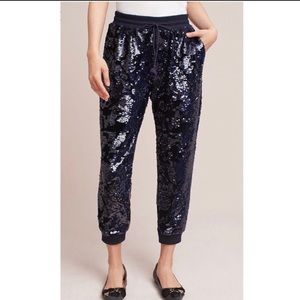 NEW Ettitwa, Ett:twa by Anthropologie Sequin,Sequined pants,velvet